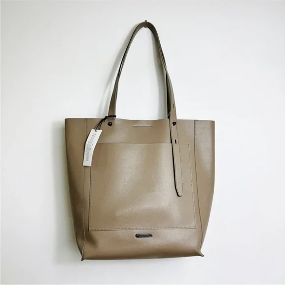 Rebecca Minkoff genuine leather tote in Sandrift NWT - Picture 2 of 7